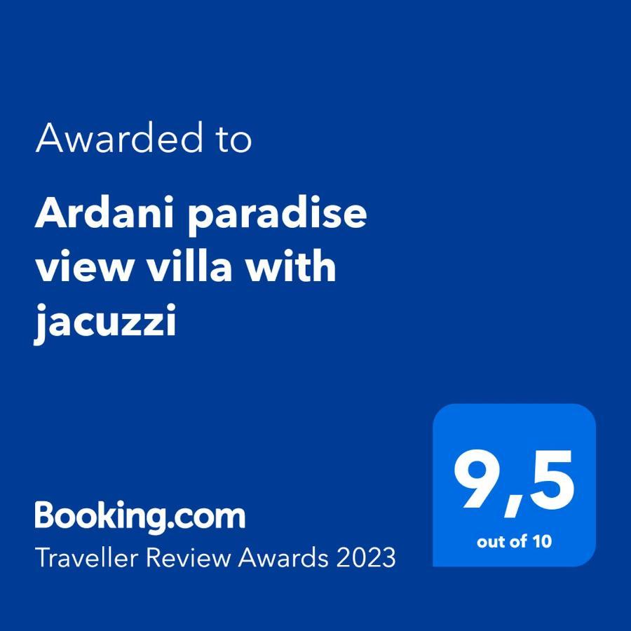Ardani Paradise View Villa With Jacuzzi อาโมปี ภายนอก รูปภาพ